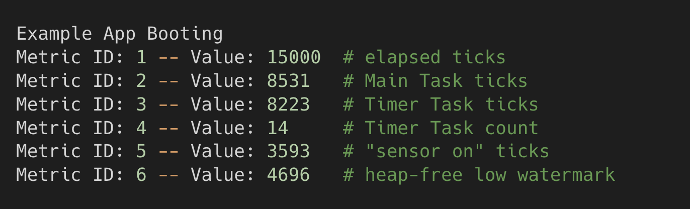 freertos-example-output